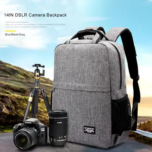 dslr camera backpack waterproof photographer camera bag with side access and tripod holder lens mirrorless camera bag free global shipping