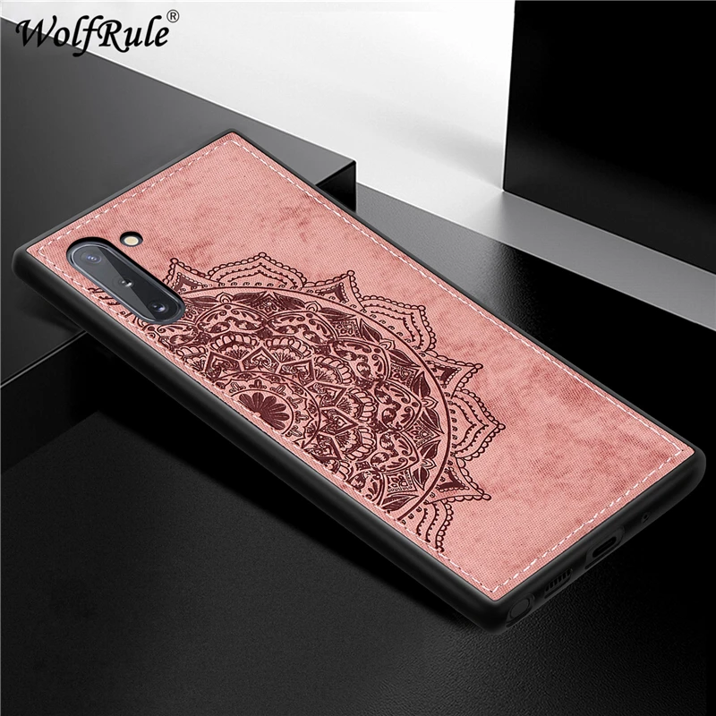 Pink Для samsung Note 10 чехол на магните модный противоударный тканевый чехол для samsung Galaxy Note 10 Plus чехол для Galaxy Note 10 - Цвет: Pink