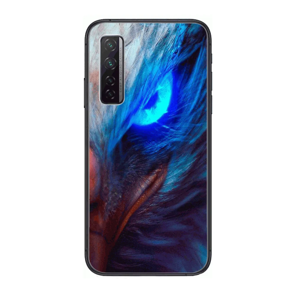 

Eagle Boutique Quality Phone Case For Huawei Nova p10 lite 7 6 5 4 3 Pro i p Smart ZBlack Etui 3D Coque Painting Hoesje