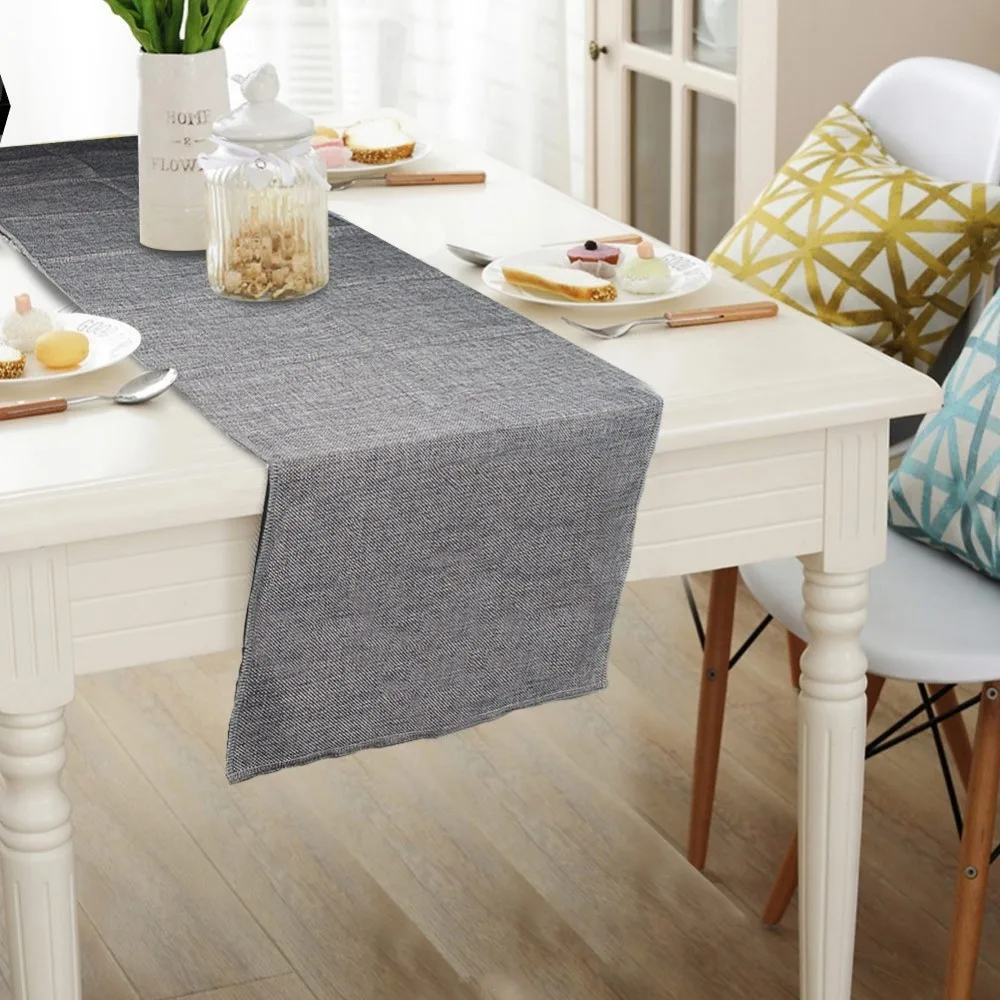 Настольный флаг Скатерть Tablecover винтажный серый фон с имитацией полотно