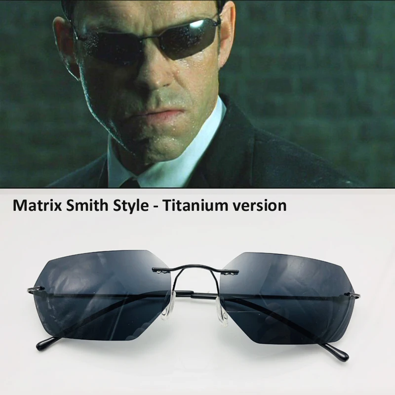 Солнцезащитные очки HBK мужские без оправы ультралегкие Поляризационные