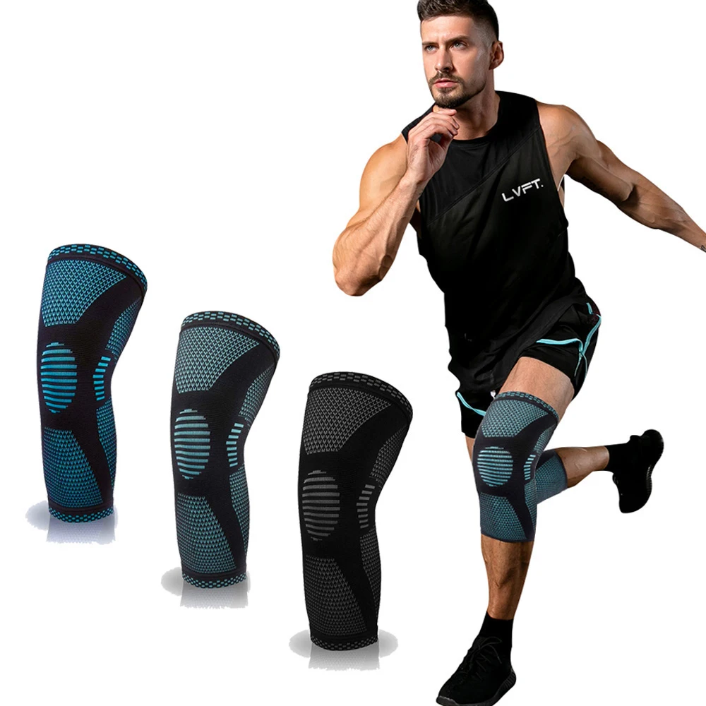 

SKDK Gym Knee Pads Sports Safety Fitness Kneepad Elastic Knee Brace Support Gear Patella Running Basketball Volleyball Tennis