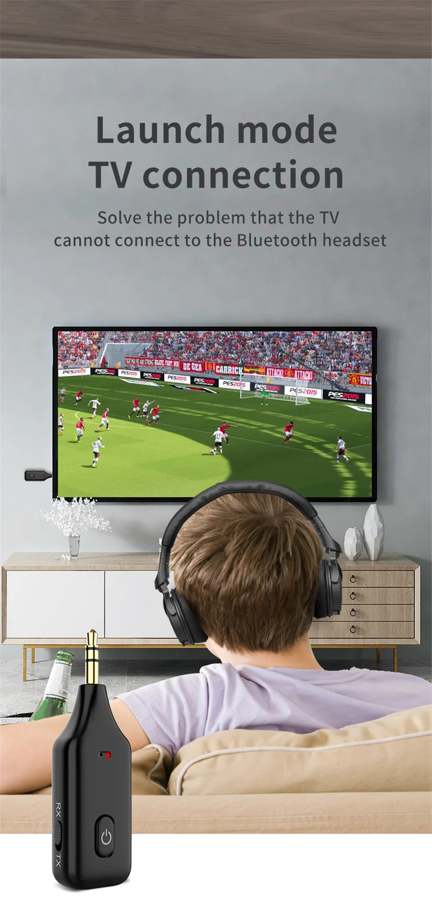 Bluetooth Aux адаптер беспроводной Автомобильный приемник 5 0 передатчик 3 мм разъем