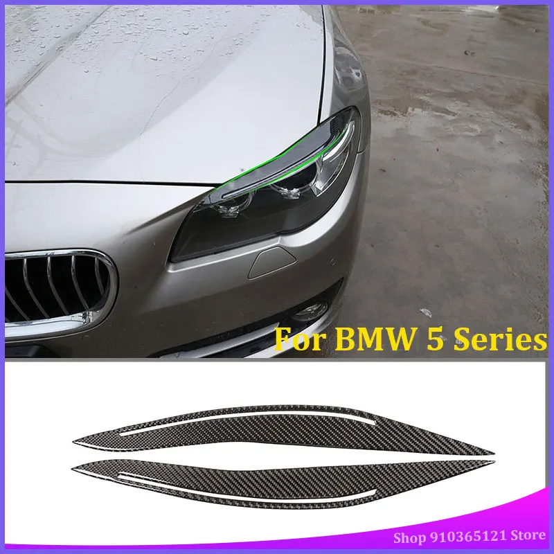 

Передние противотуманные фары из углеродного волокна (мягкие) для BMW 5 серии f10 520 525 2014-2017, декоративные полосы, наклейки, отделка, автомобильн...