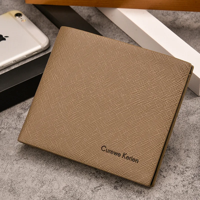 Топ 2019 Винтажный Мужской кожаный брендовый Роскошный кошелек короткие тонкие