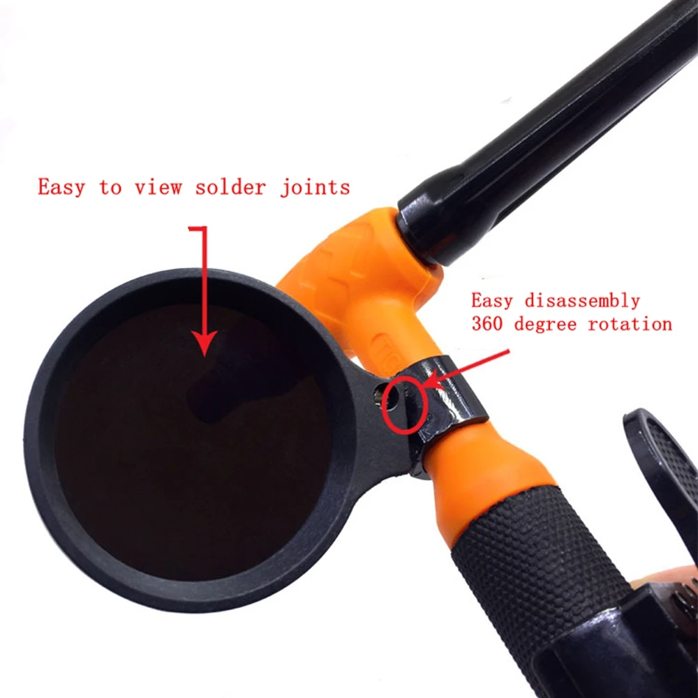 Tig Torch Mirror Welding Helmet Lens Filter Sun Shade Glass Hood For QQ-150 WP9 WP17 WP18 WP26 WP-9/17/18/26 | Инструменты