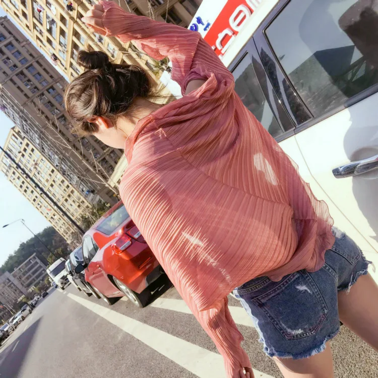 Водительский автомобиль солнцезащитный платок мама с длинным рукавом шифоновый