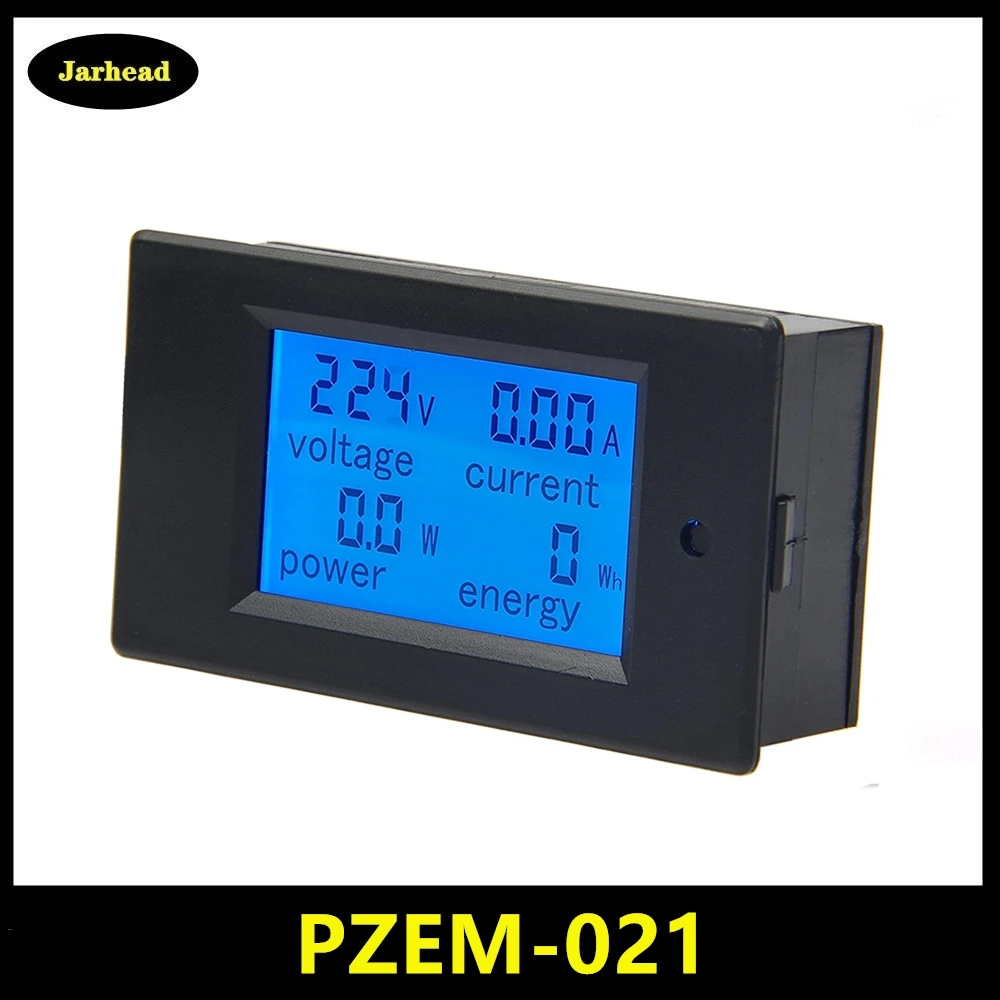 PZEM-021 AC Single Phase Digital LCD Ammeter Voltmeter 80-260V 20A 4IN1 Electric Volt Amp Meter Power Kwh For Homekit