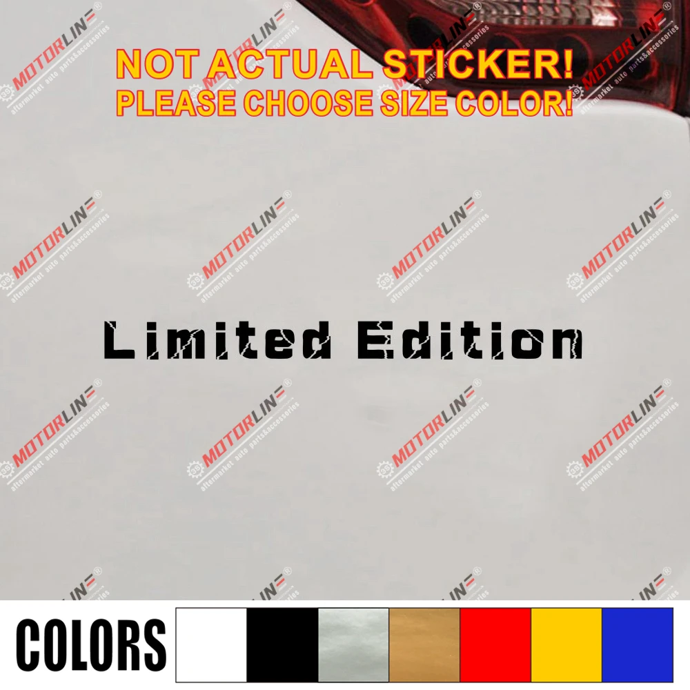 Ограниченная серия Наклейка для автомобиля винил гоночный Спорт JDM выбрать