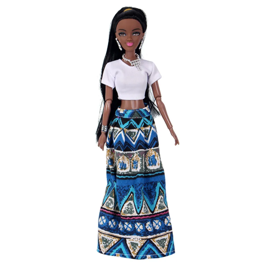 

2020 NEW Baby Dolls For Girls Baby Movable Joint African Doll Toy Black Doll Best Gift Toy Hot sale baby dolls for kids Toys