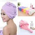Женское волшебное полотенце для волос из микрофибры, Женская сухая шапочка, полотенце для ванной, быстросохнущая шапочка для волос