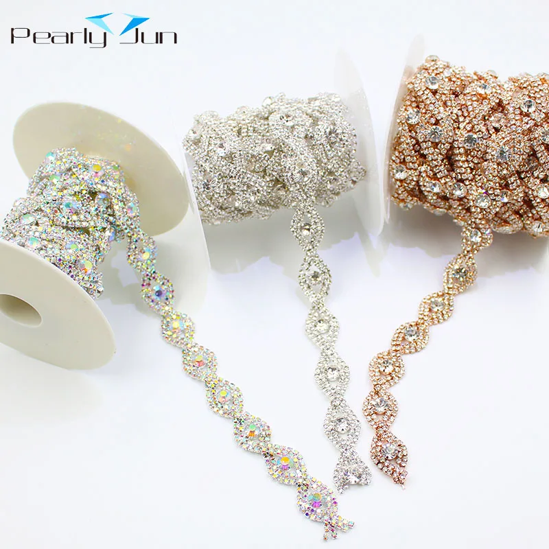 

10yards1.5cm cross braided diamond chain trim, used for dress, skirt, shoes, hat, bag webbing, DIY sewing accessories ML039