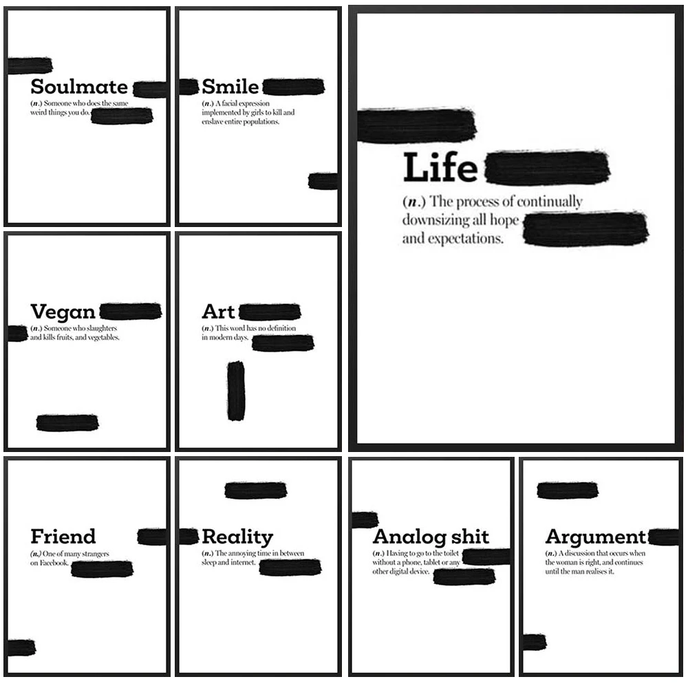 Цитаты, жизнь, интерспирационные письма, офисные настенные картины для гостиной, домашний декор, скандинавский постер, настенное искусство, холст, живопись без рамки