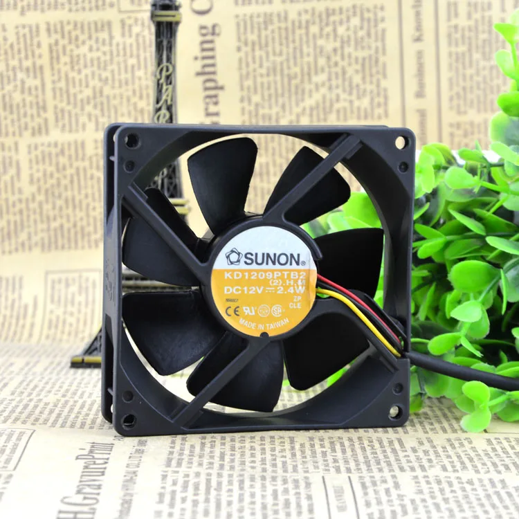 

NEW KD1209PTB2 9CM 9025 12V 2.4W Motor protection cooling