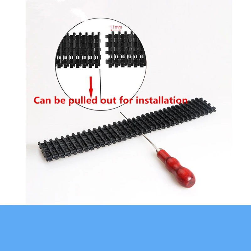 80 см Инженерная пластиковая дорожка для Smart Rc Tank шасси деталь ленточный конвейер