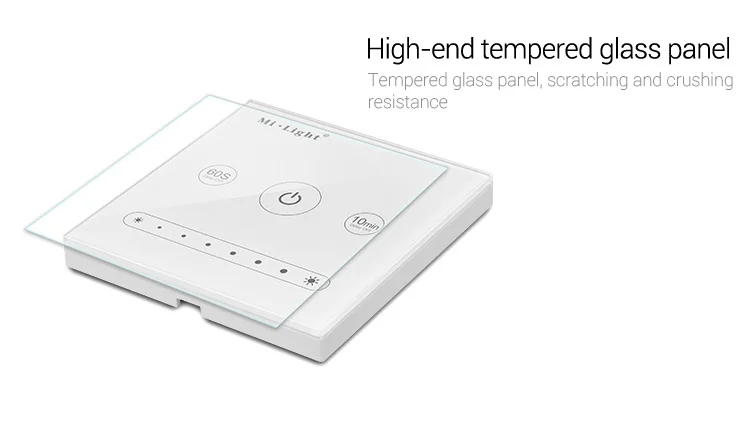 Milight AC100~220V 1-Channel 0~10V L1 Panel Dimmer use with wifi remote controller brightness adjust for single color led light | Лампы и
