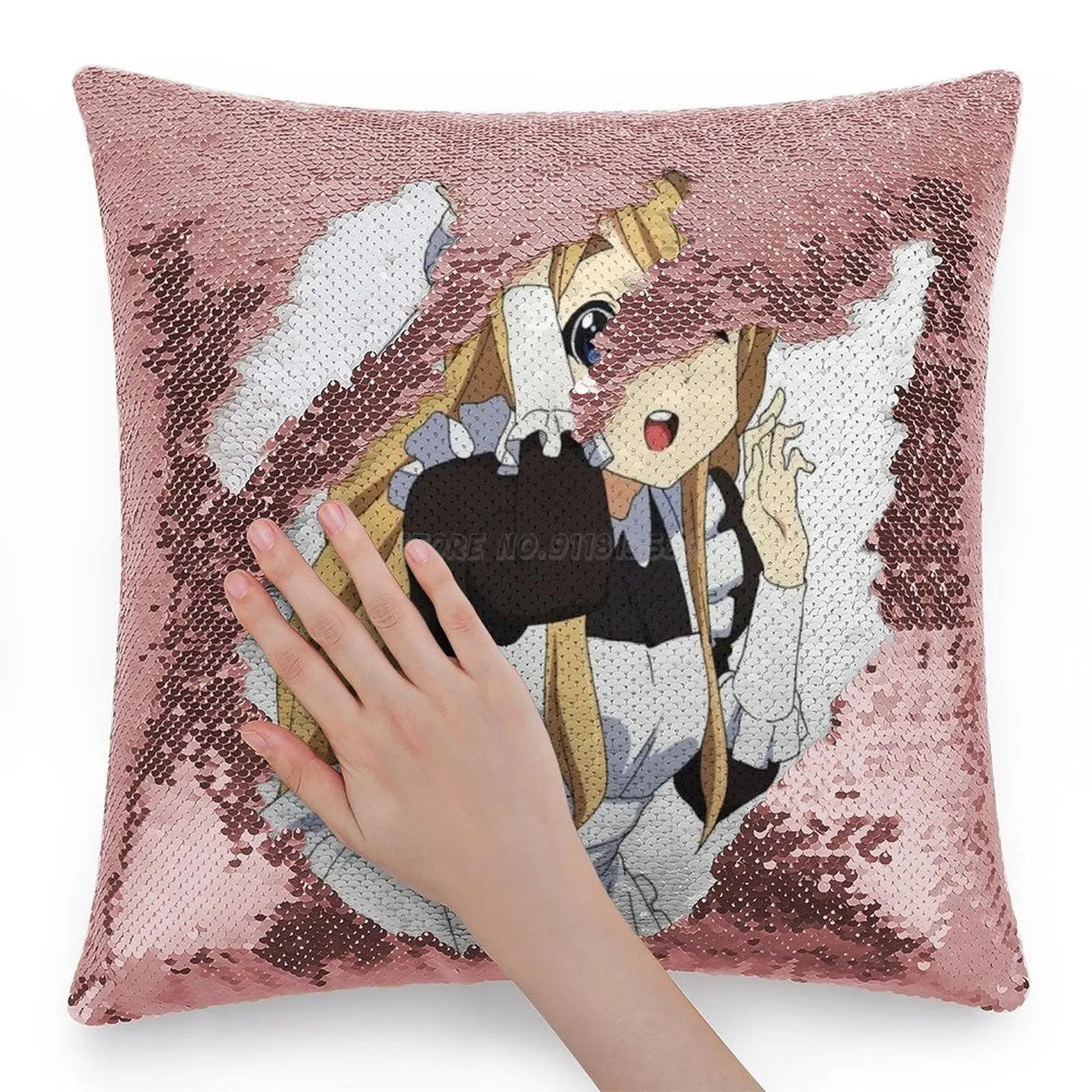 K-on! Муги горничная! Наволочка с блестками модная наволочка подарок для нее Mugi Chan