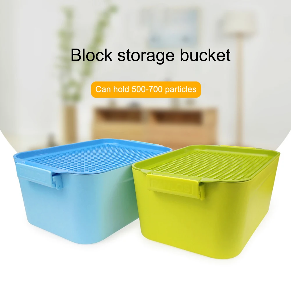 Коробка для хранения блоков детей аксессуары сделай сам мальчиков и девочек