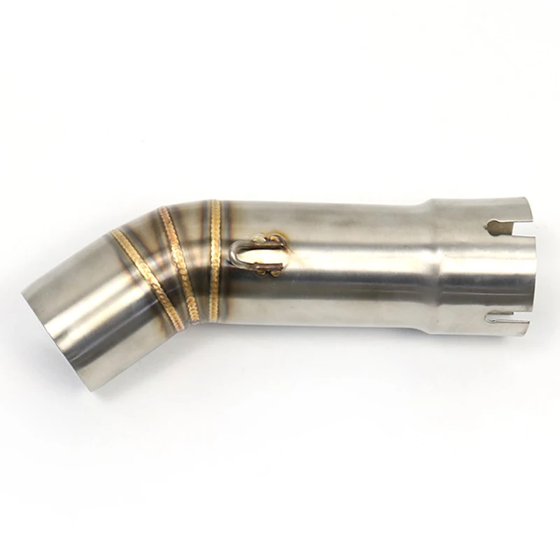 

1pc Motorcycle Exhaust Pipe Slip-On Middle Link Pipe Motorcycle Muffler Stainless Steel Connect Link Tube Parts for Yamaha FZ8N