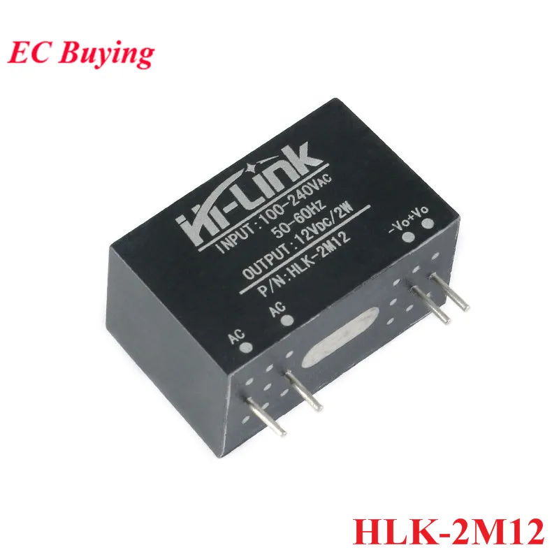 HLK-2M12 AC-DC мини изоляция рубильник Питание модуль 220 В до 12 В/5 В/9 В/3,3 V HLK-2M05 HLK-2M09 HLK-2M12 HLK-10M12 HLK-10M05 HLK 2 м/10 м - Цвет: HLK-2M12