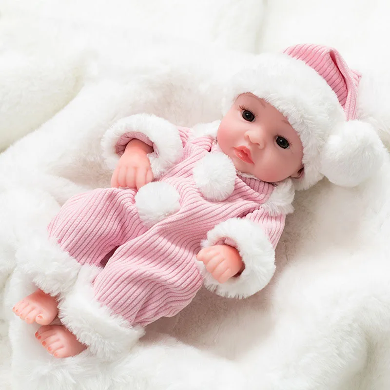 Милая силиконовая Мягкая кукла для новорожденного 30 см имитирующая ребенка Playmate