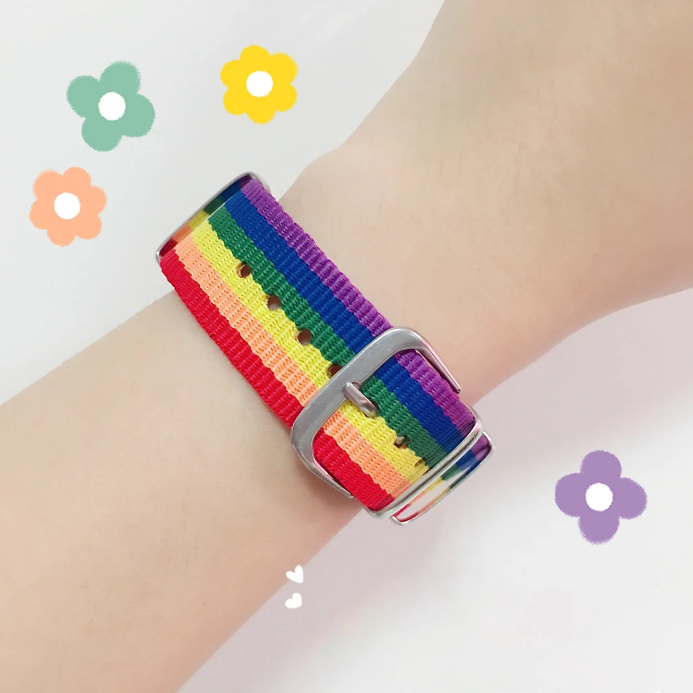 

2021Rainbow Lesbians Gays Bisexuals Transgender Bracelets For Women Girls Pride Woven Braided Men Couple Friendship Jewelry