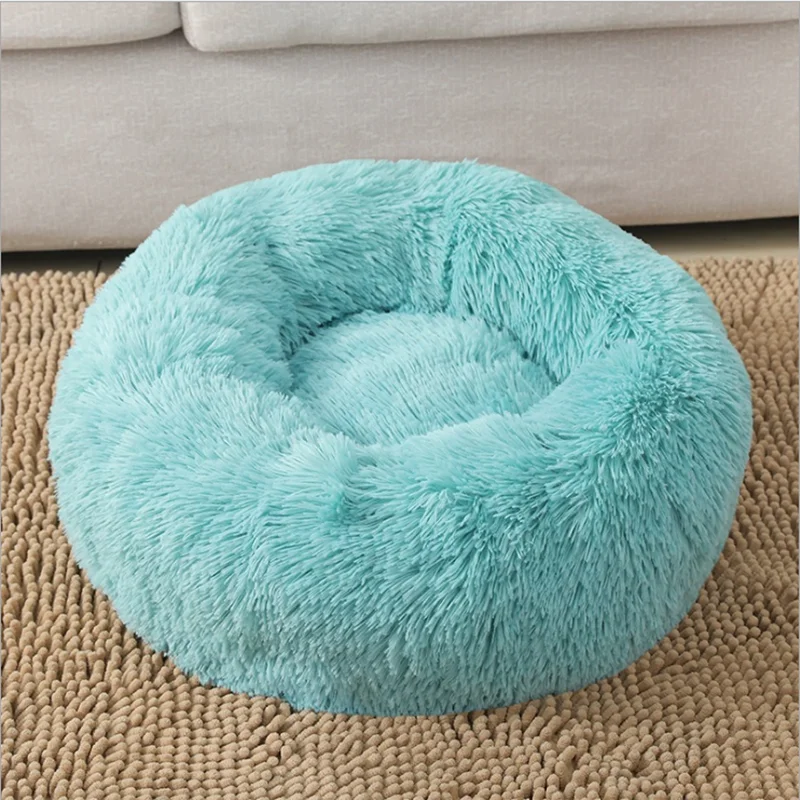 Saim круглая подушка для питомца кошки собаки глубокого сна зимняя теплая гнезда