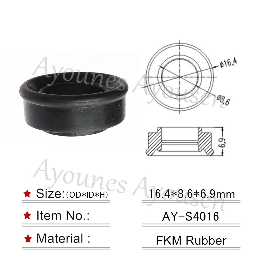 Бесплатная доставка 500 шт. нижние уплотнения топливного инжектора для Toyota 3 0 л V6