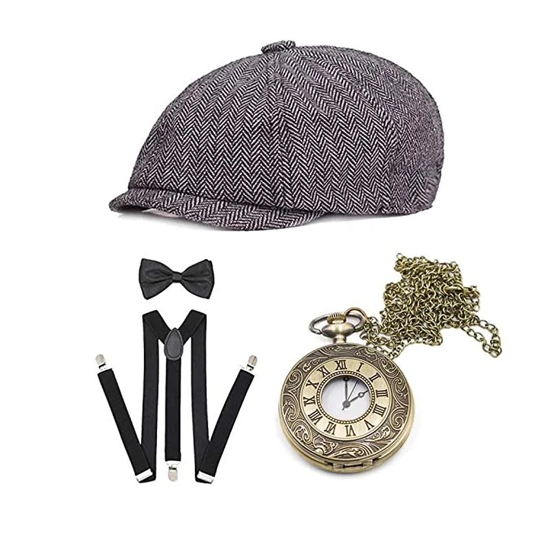 

The 1920s vintage Great Gatsby party retro set and newspaper boy retro set