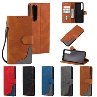business leather flip wallet case for huawei p30 p40 p50 pro p smart 2021 mate 20 lite coque card slot stand shockproof cover