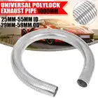 Универсальная гибкая выхлопная труба Polylock 1000 мм, вентиляционный шланг, быстрая работа, дымовые трубки из нержавеющей стали для самостоятельной сборки, выхлопная вентиляционная труба