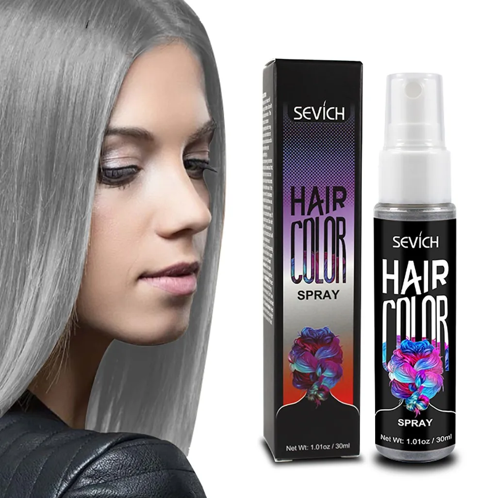 Модная краска для волос унисекс быстрая аэрозольная вечерняя прическа 5 цветов