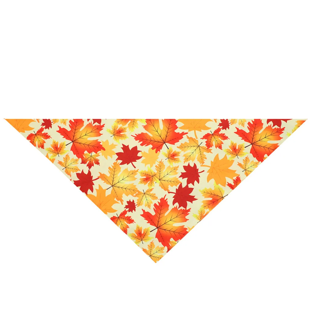 Bibs Pet Saliva Towel Thanksgiving With Costume Decor Hats For Small Cat Dog Scarf Triangular Bandage Bib | Дом и сад