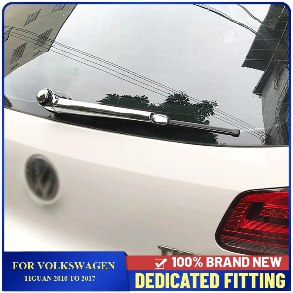

For Volkswagen VW Tiguan 2010 To 2017 Car Rear Windscreen Wiper Cover Trim ABS Chrome Rear Tail Glass Wiper Protector