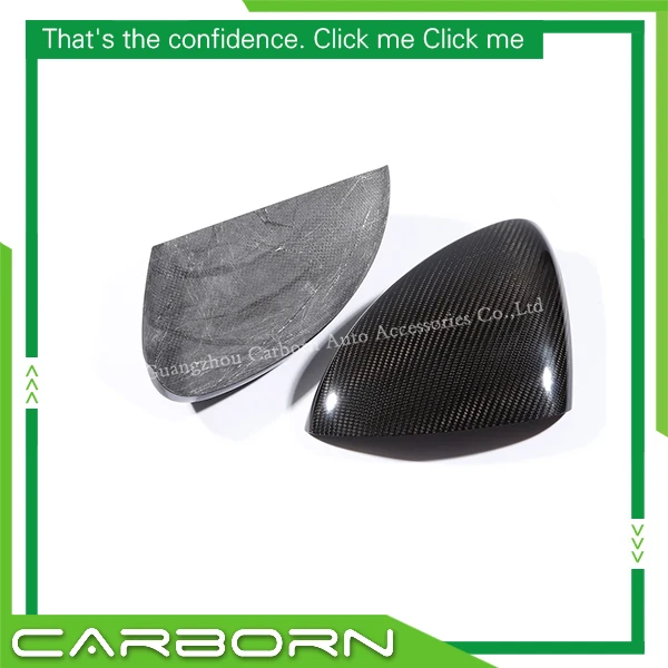 

For Porsche Panamera 970 2014 2015 2016 Add On Style Real Dry Carbon Fiber Body Side Rear View Mirror Cover Caps LHD Only
