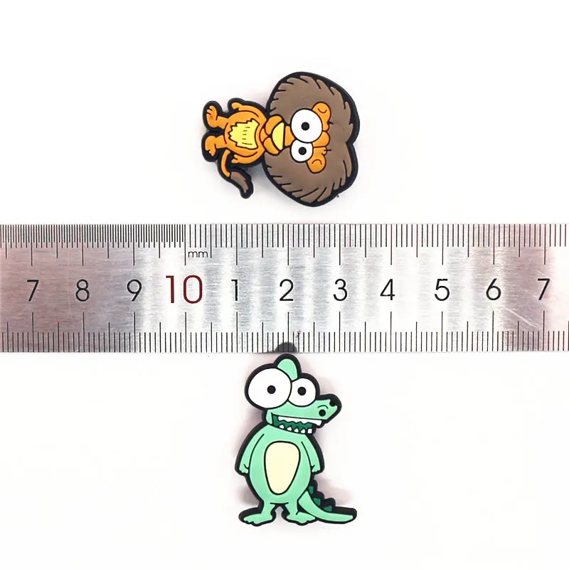 Novelty Cartoon Shoe Charms Accessories Novelty Japan Big Eye Animals Shoe Buckle Decoration for croc jibz Kids Party X-mas Gift
