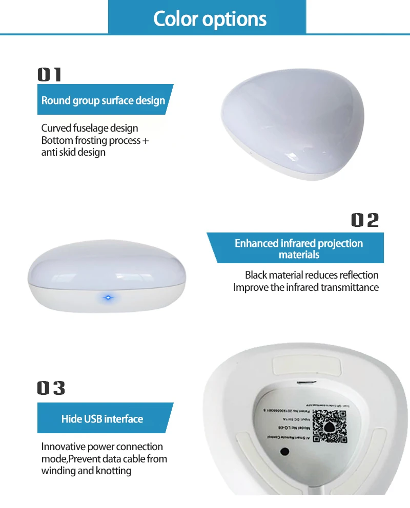 

Tuya Infrared Wifi Universal 360 Smart Remote Control Mobile Phone Remote Wireless IR Remote Control For Smart Home