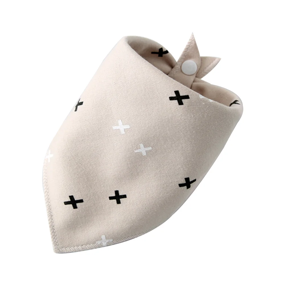 

Cartoon Pattern Dog Triangle Ties Collar Scarf Thickened Cotton Pet Neckerchief Dessert Printed Neck Scarf Towel