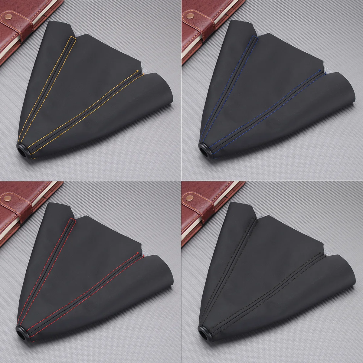 Универсальные воротники переключения передач из искусственной кожи 16 мм