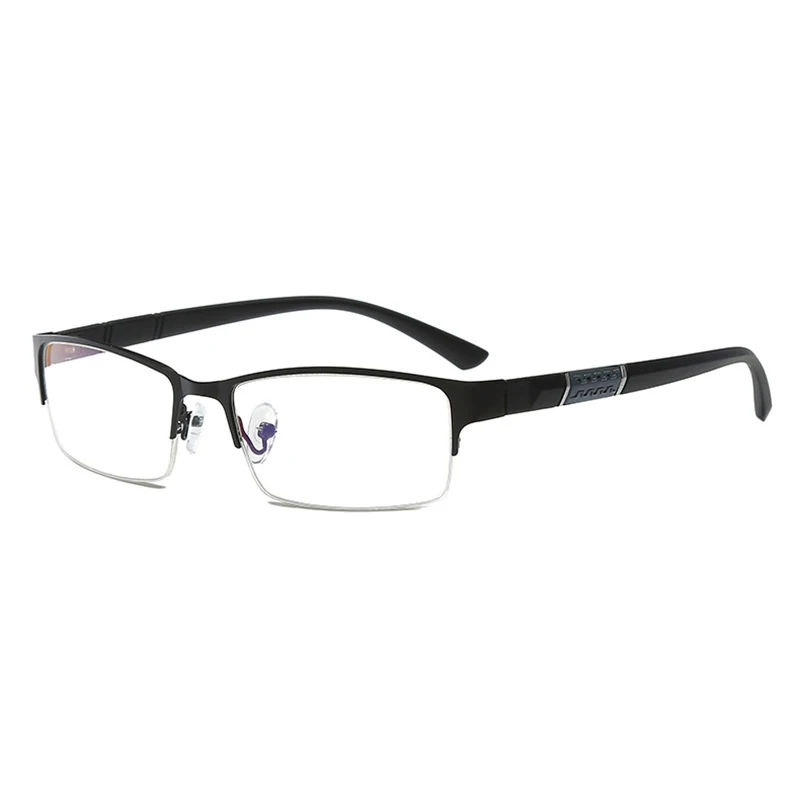 Готовые мужские деловые очки для близорукости повседневные металлические