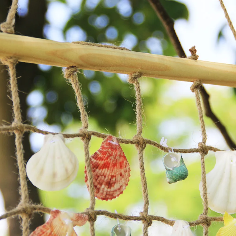 Средиземноморский стиль занавеска Настенная роспись украшение природные