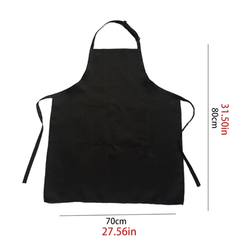 

2pcs Adjustable Bib Apron Waterproof with 2 Pockets Cooking Kitchen Aprons for BBQ Drawing Women Men Chef Waiter