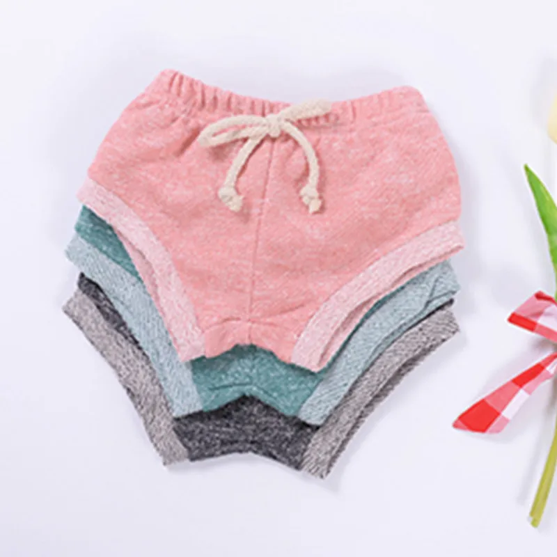 Детские бархатные шаровары bunvel однотонные детские треугольные Трусы шорты