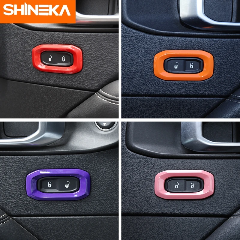 SHINEKA аксессуары для интерьера Jeep Gladiator JT 2018 + кнопка переключения двери автомобиля