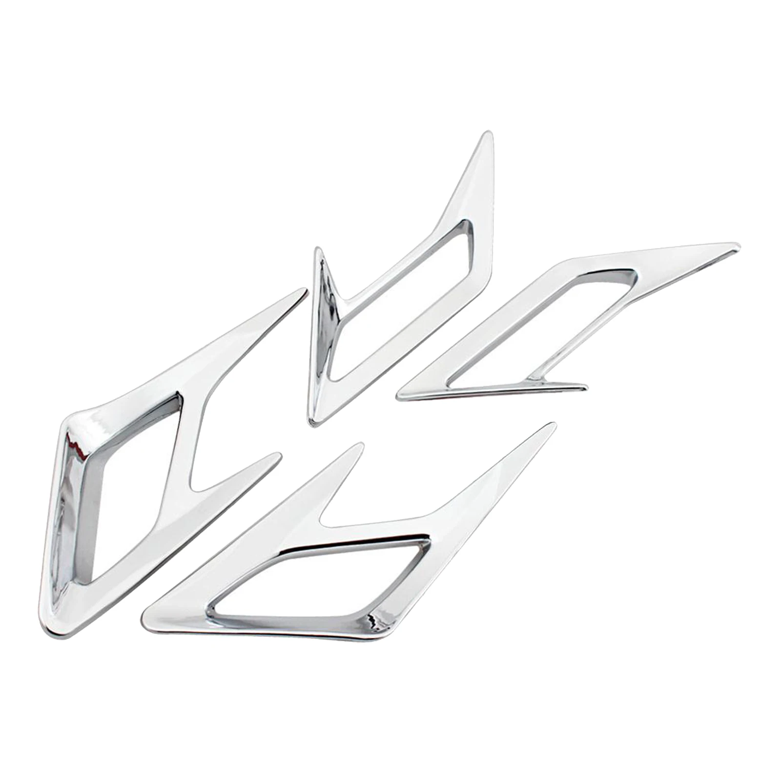 

4x Front Rear Fender Vent Trim Replaces Parts for honda 2018-up gold wing tour