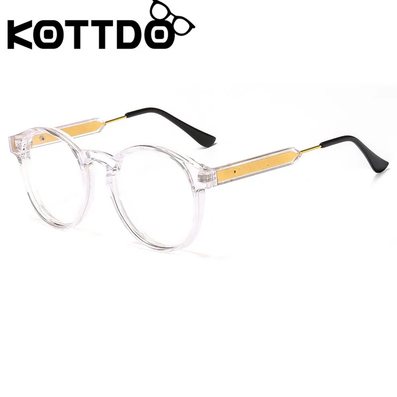 KOTTDO, классические круглые оправы для очков для мужчин, винтажные прозрачные оправы для очков для женщин, очки для близорукости