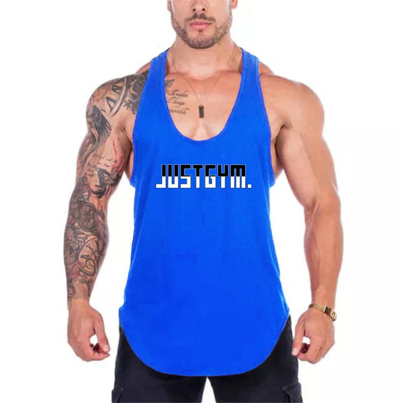 Новые мужские шорты для тренажерного зала фитнес-майка свободного покроя