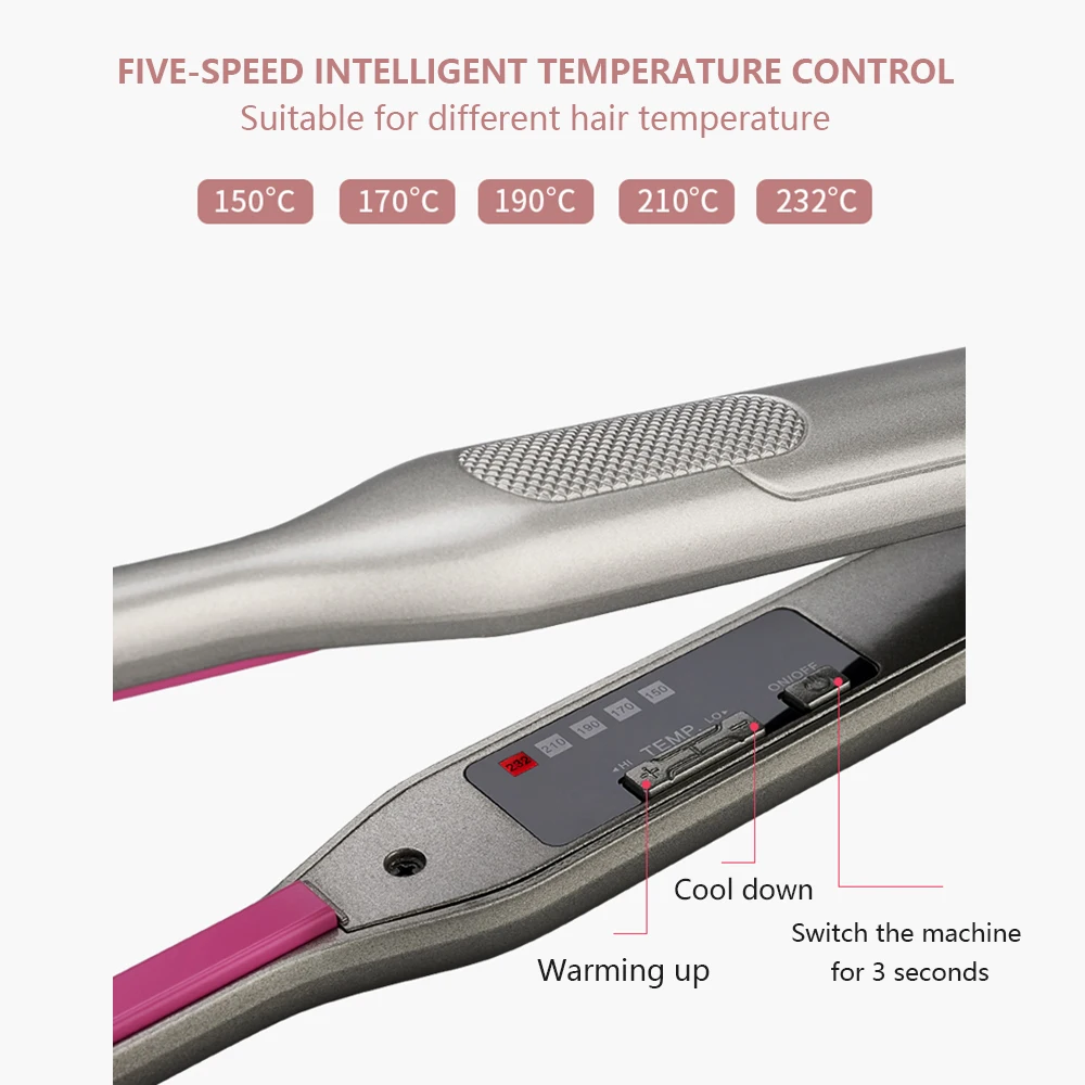 Утюжки для выпрямления волос турмалин керамический утюжок укладки волосы