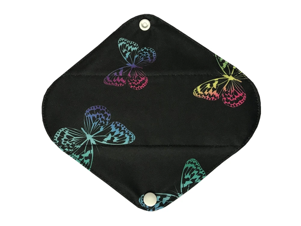 

MUMBABY 5 Pieces 8 Inch (20.5cm) Bamboo Mama Cloth/ Menstrual Pads/Sanitary Pad/Panty Liner