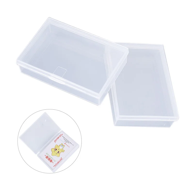 2pcs Transparent Plastic Boxes Playing Cards Container Storage Case Packing Poker Game Card Box For Pokers Set HOT! | Спорт и